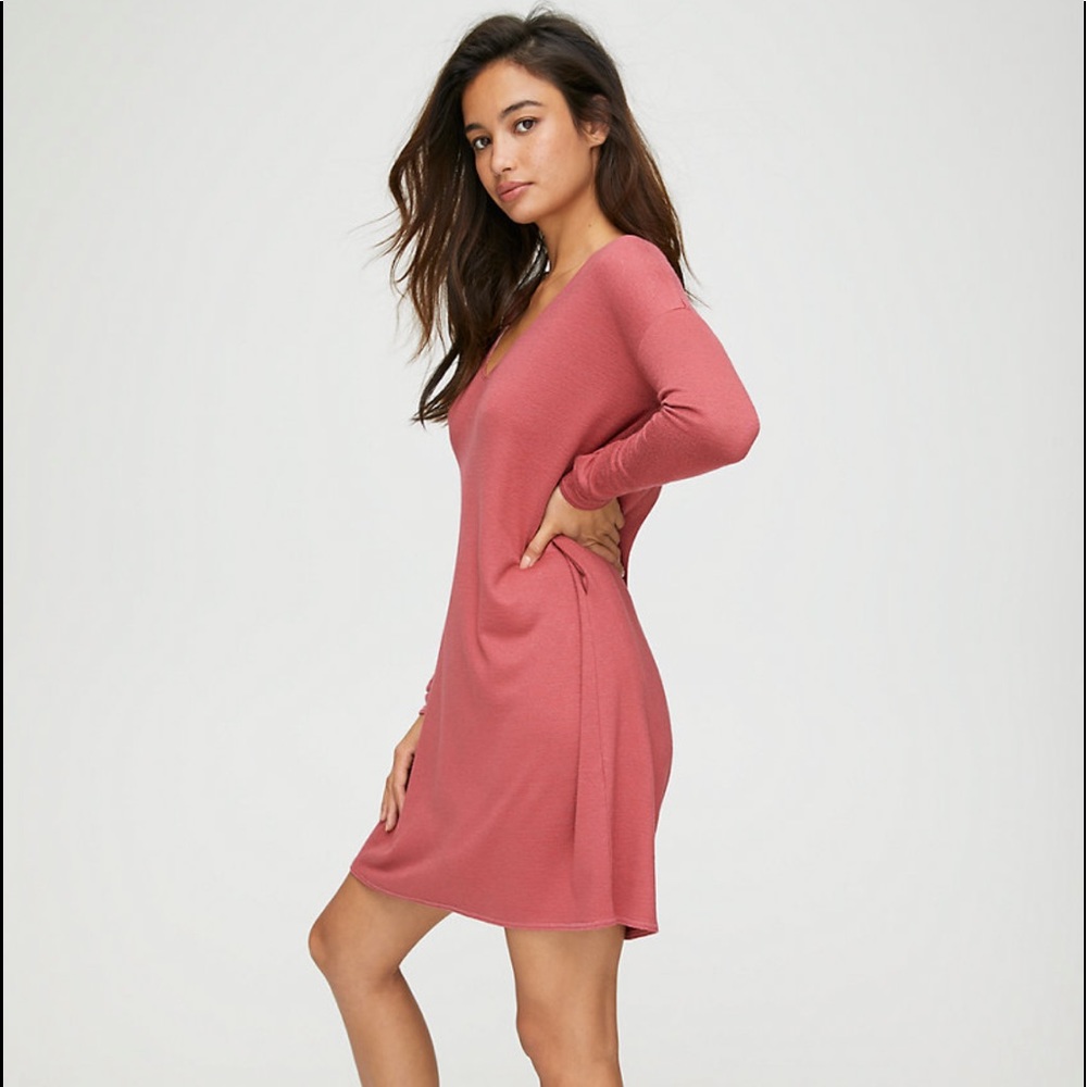 Wilfred Free Gail Long Sleeve Dress w/ Pockets